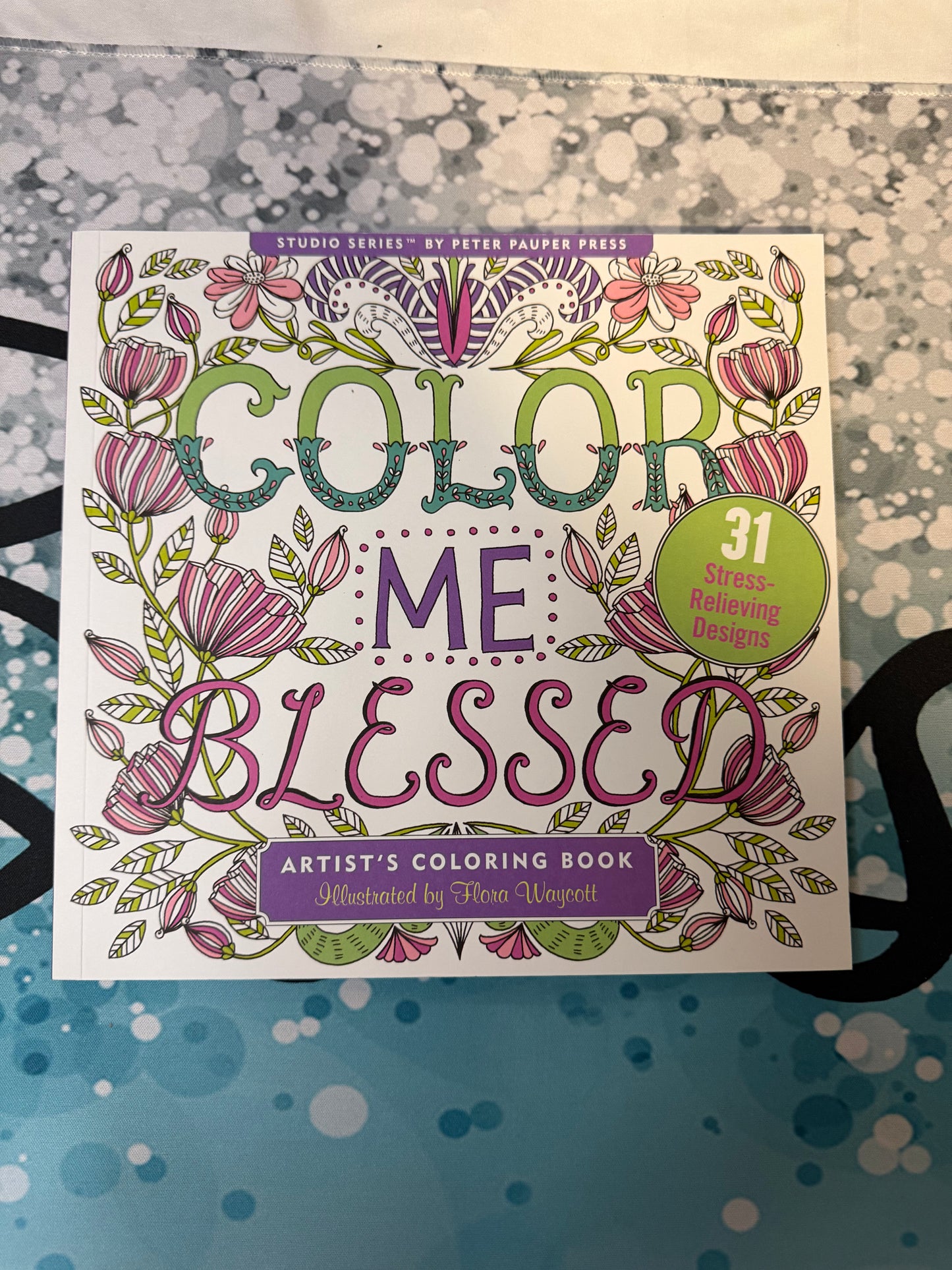 Coloring Book with Colored Pencils