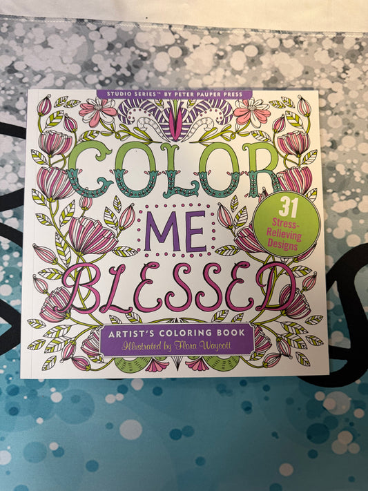 Coloring Book with Colored Pencils